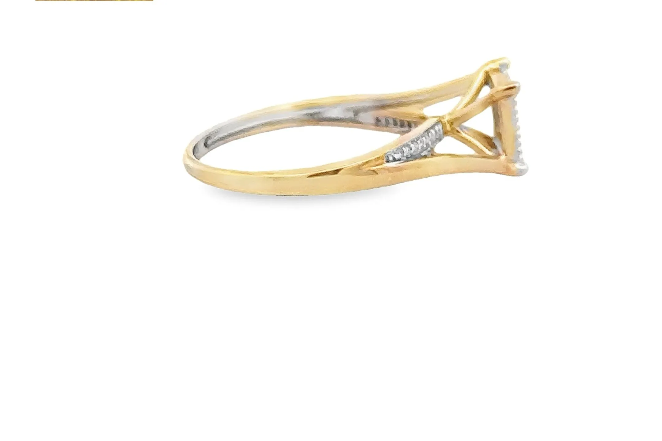10K Gold 0.10 CTW Diamond Ladies Ring