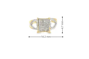 10K Gold 0.10 CTW Diamond Ladies Ring