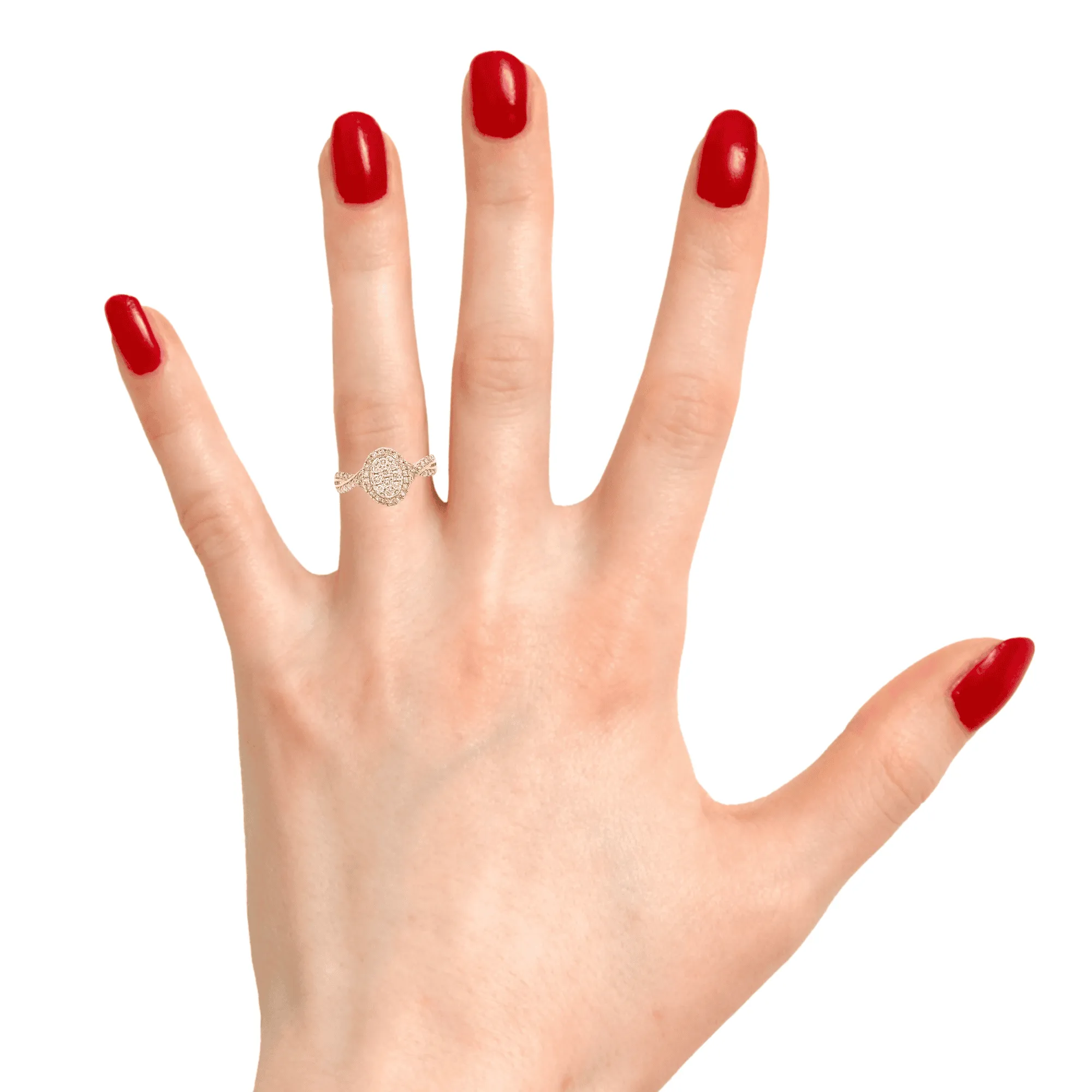 10K gold 0.47 CTW Diamond Ladies Ring