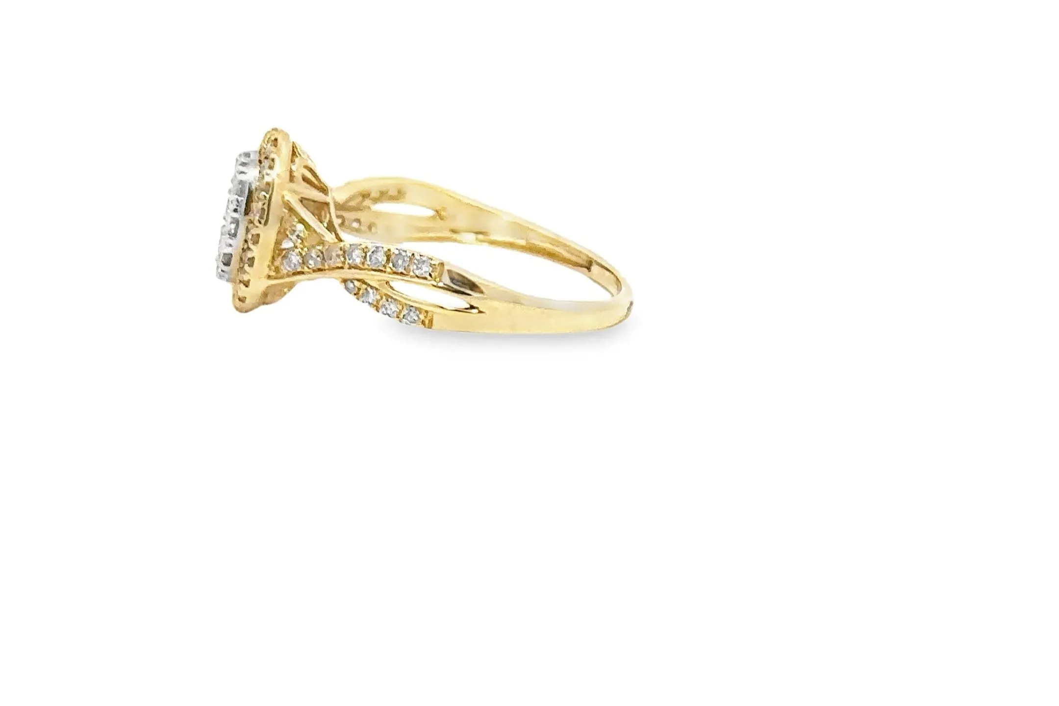 10K gold 0.47 CTW Diamond Ladies Ring