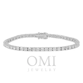 14K GOLD LAB DIAMOND TENNIS BRACELET 7.97 CT