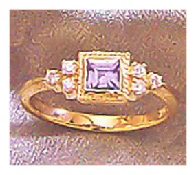 14k Morgan Le Fay Tanzanite Diamond Ring