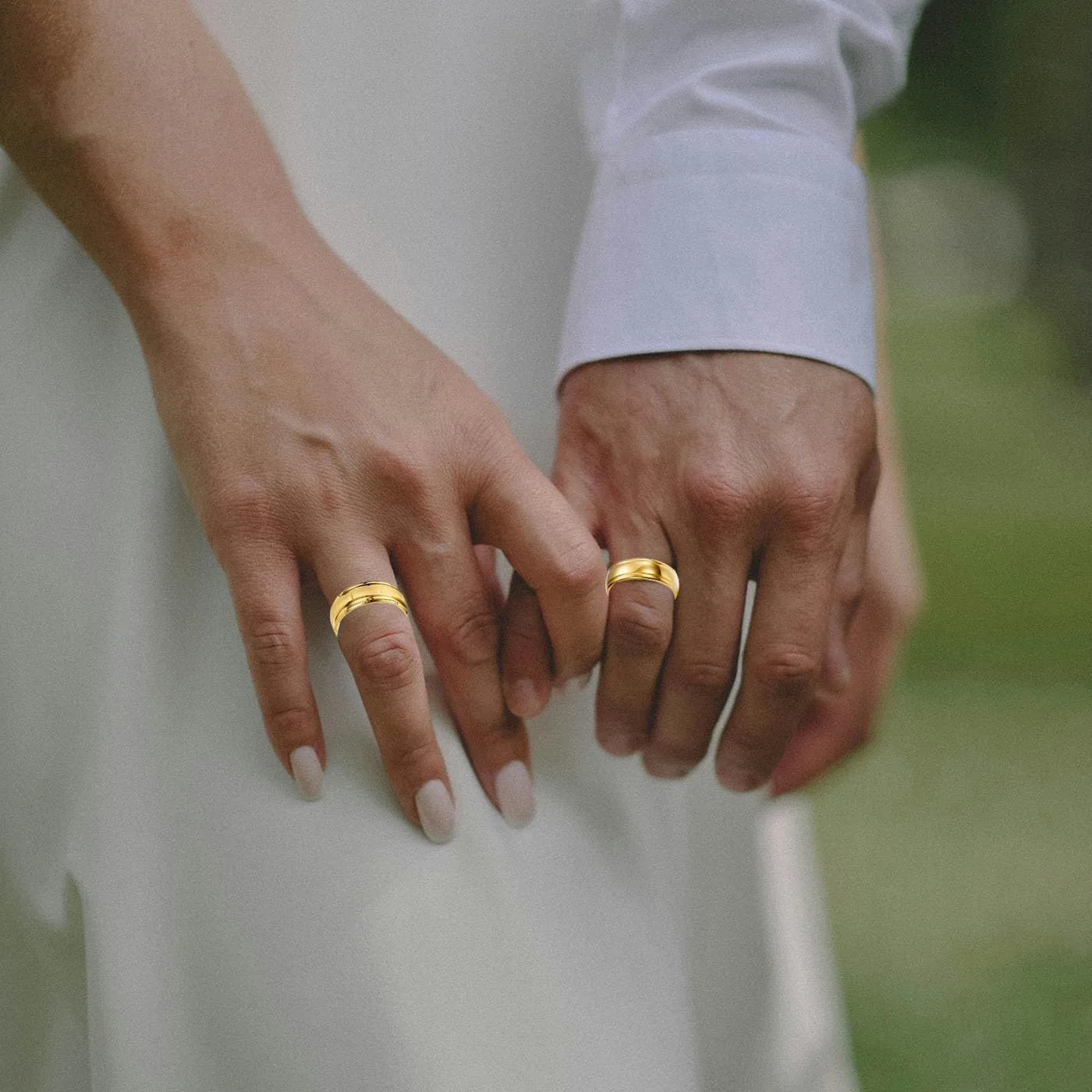 2PCS Matching Couple Rings for Women Promise Rings Wedding Bands Engagement Wedding Ring Sets for Him and Her Matching Couples Rings