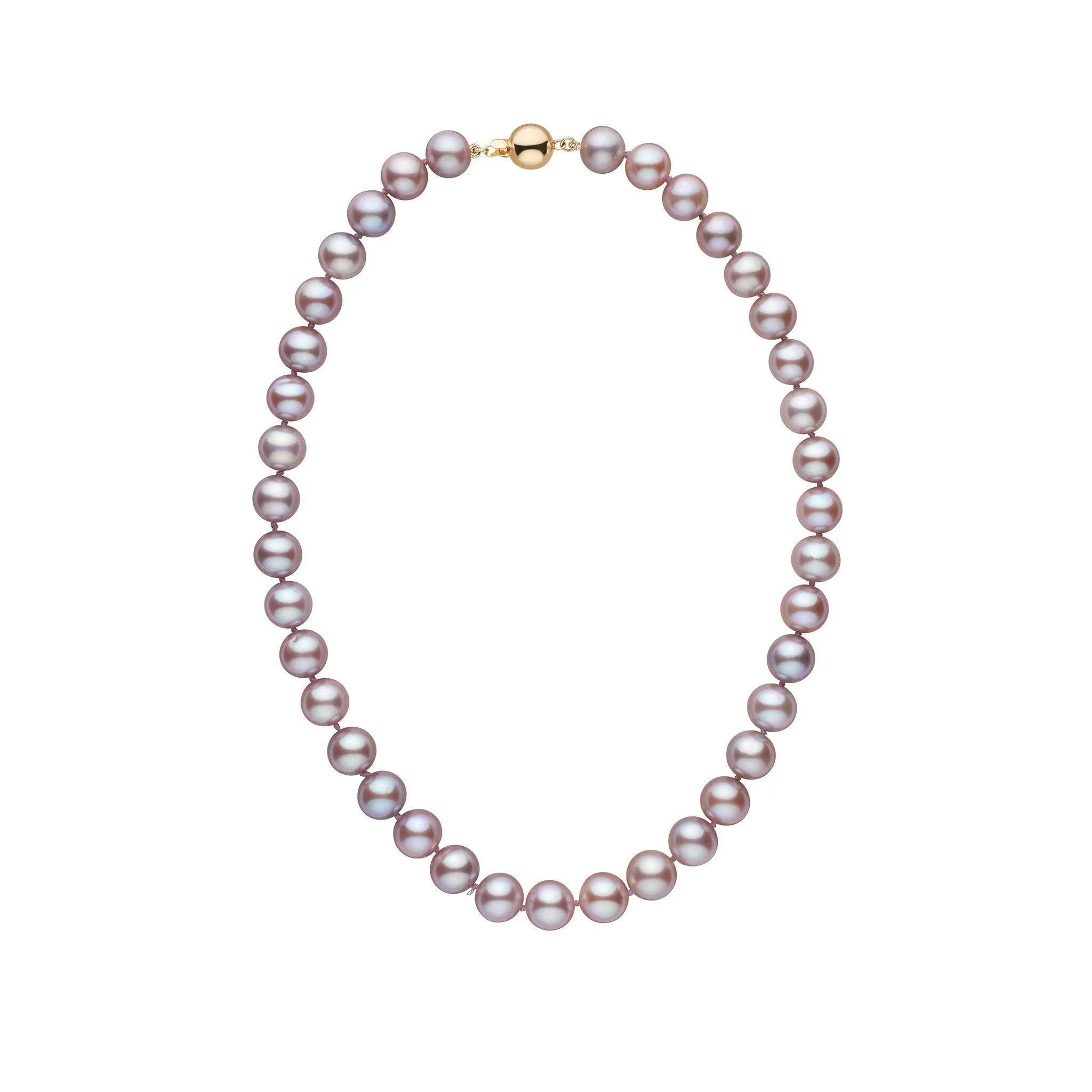 9.5-10.5 mm 16 Inch AAA Lavender Freshwater Pearl Necklace
