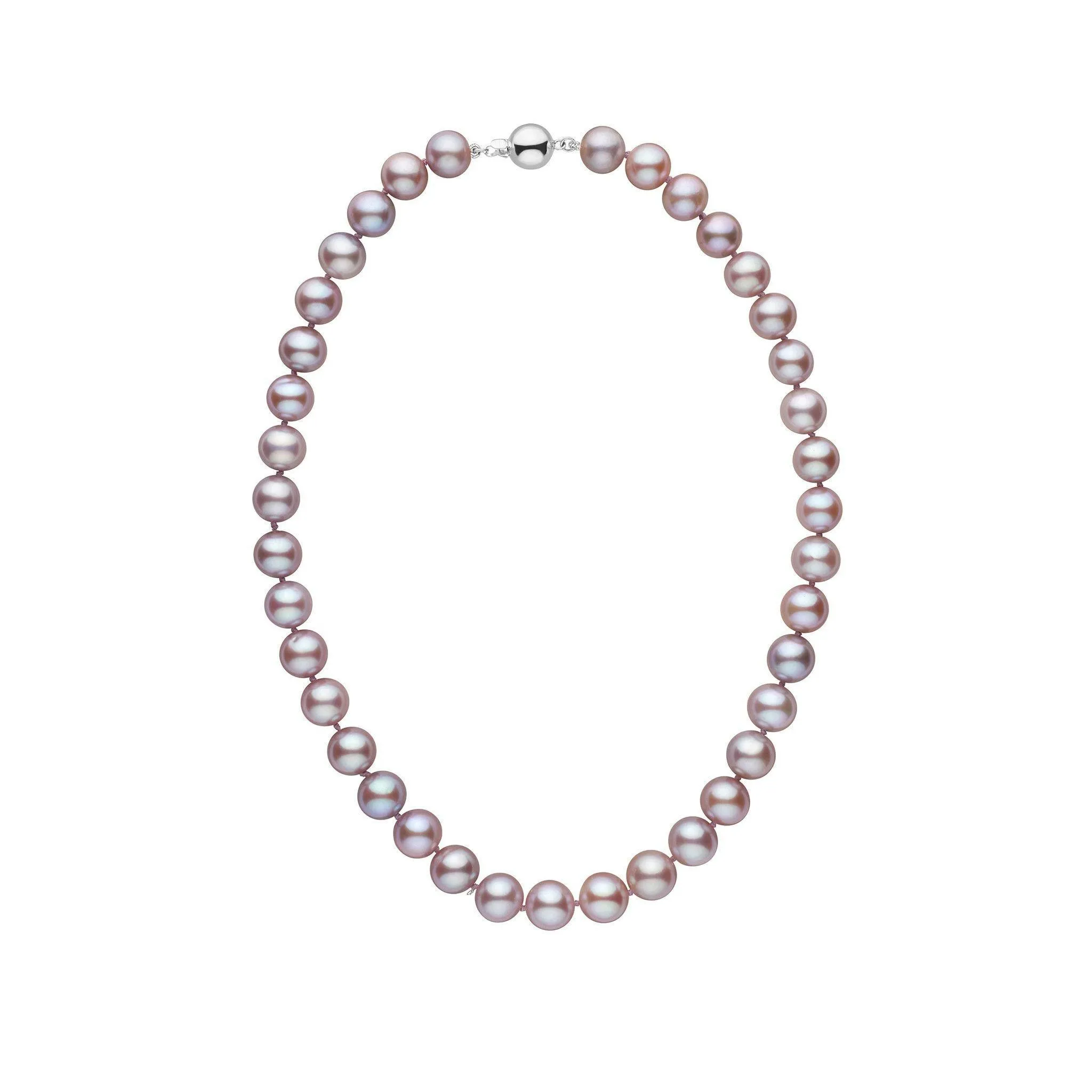 9.5-10.5 mm 16 Inch AAA Lavender Freshwater Pearl Necklace