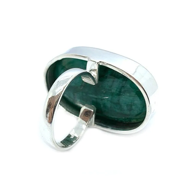 Agnes Emerald Quartz Gemstone Ring