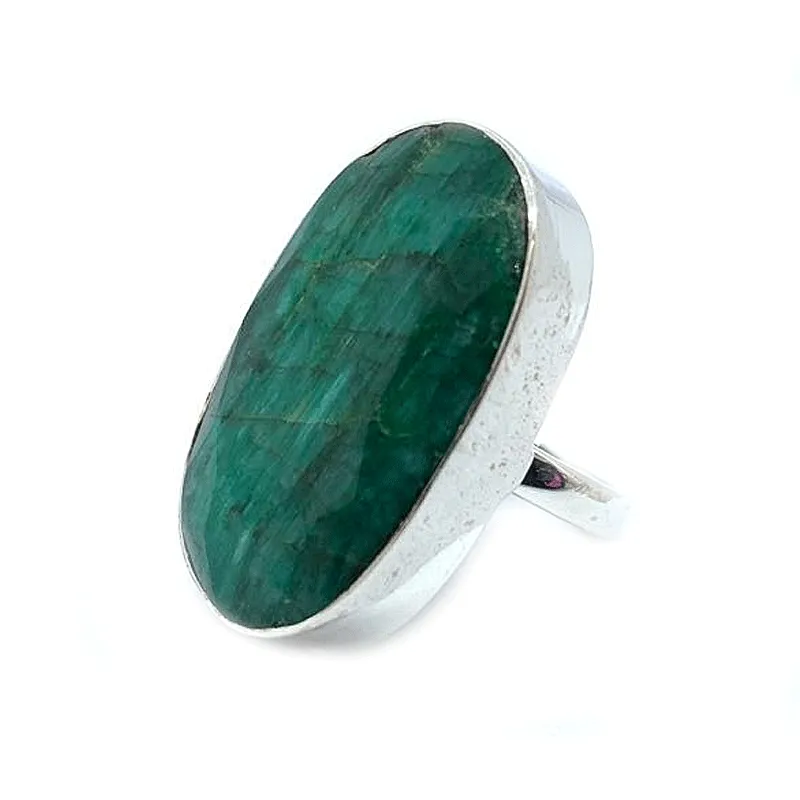 Agnes Emerald Quartz Gemstone Ring
