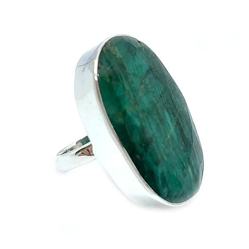 Agnes Emerald Quartz Gemstone Ring