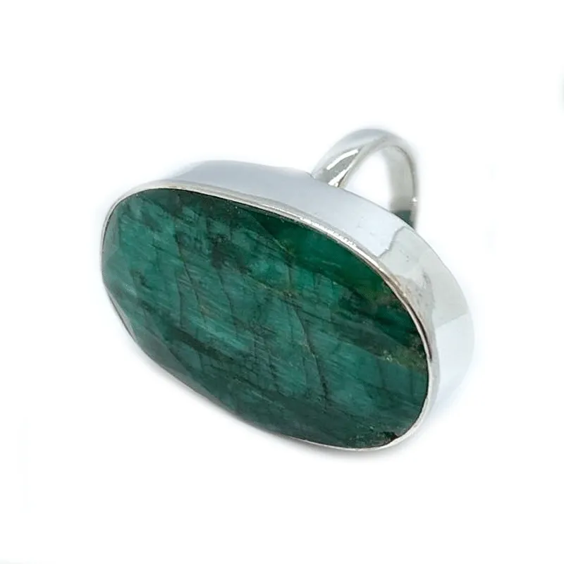 Agnes Emerald Quartz Gemstone Ring