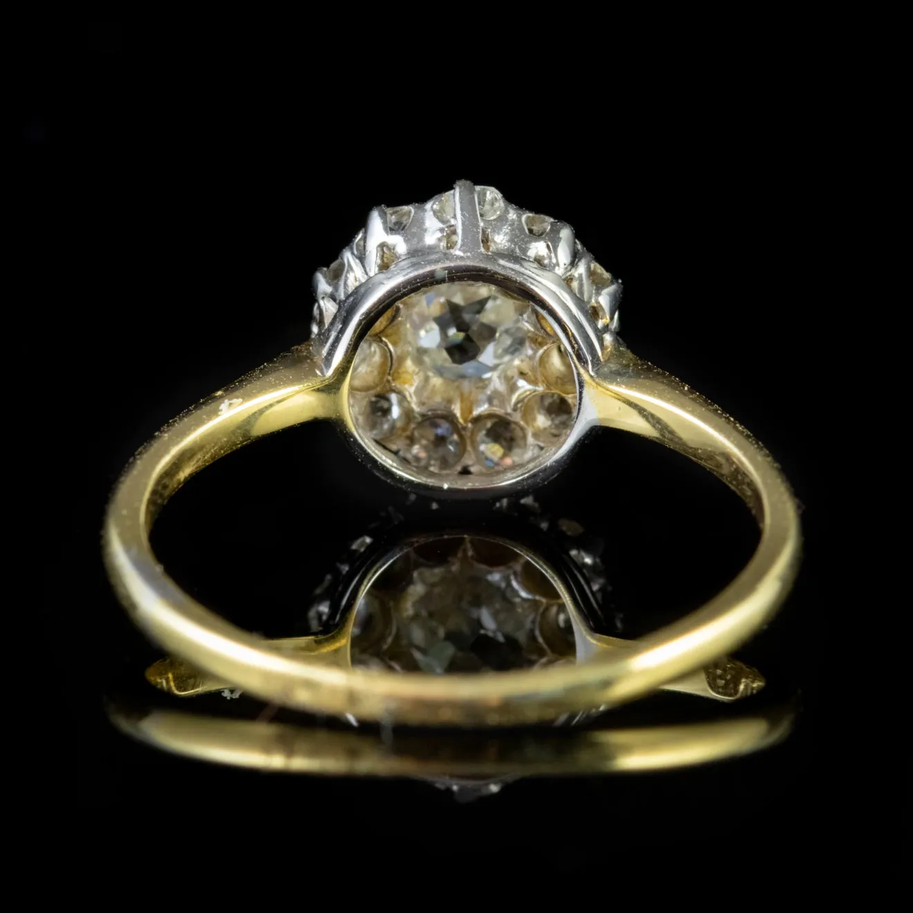 Antique Edwardian Diamond Ring 18Ct Gold Circa 1915