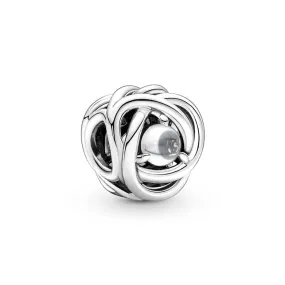 April Clear Eternity Circle Charm 790064C01