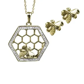 Premium Bee Honeycomb Set - Pure, Natural Honey