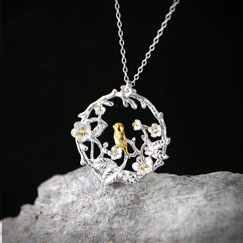 Birdie Pendant Necklace
