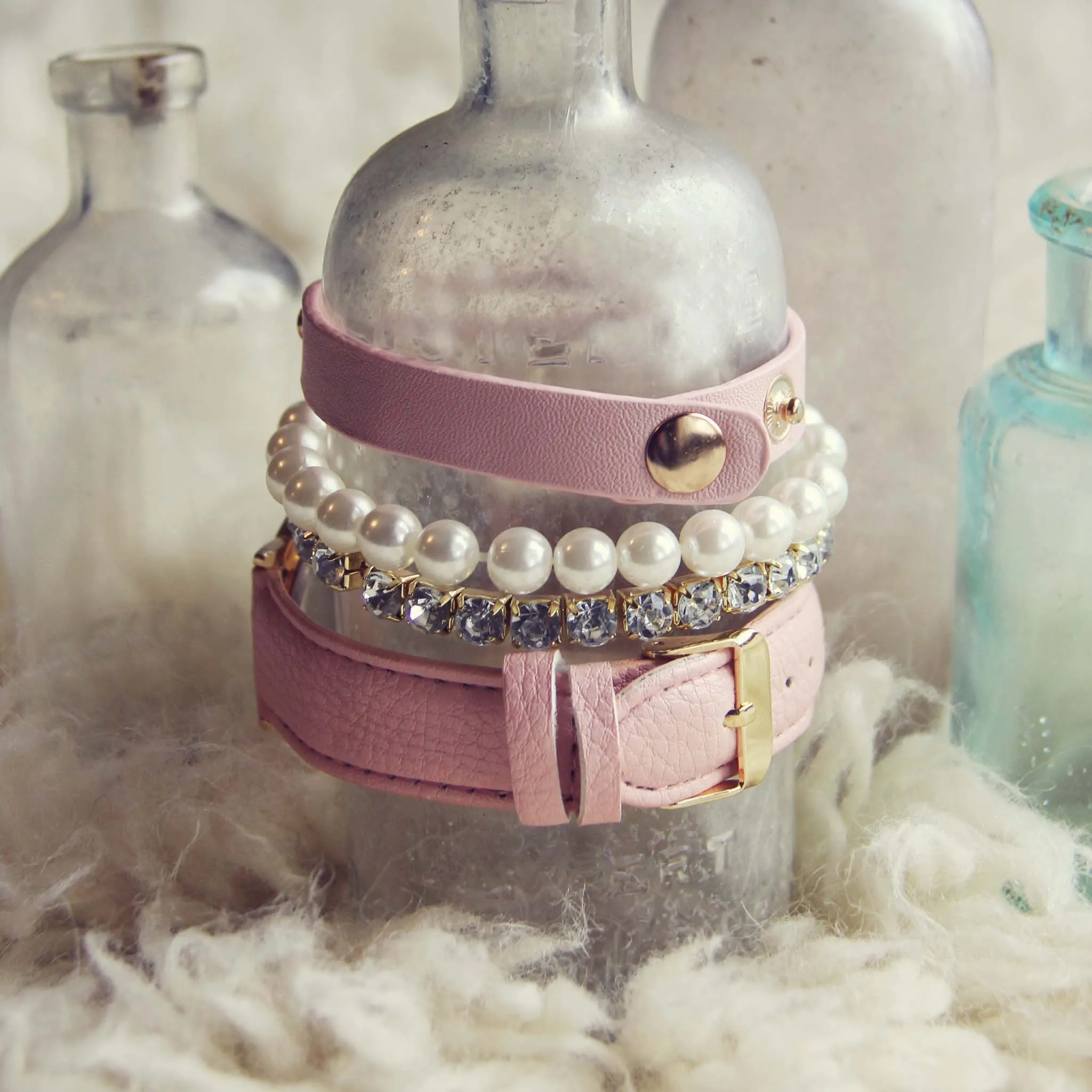 Bohemian Bangles Watch in Pink