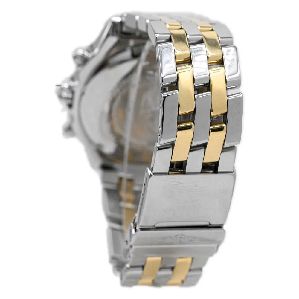 Breitling Mens Chronomat 40mm Two Tone Yellow gold Watch Reference: D13050.1