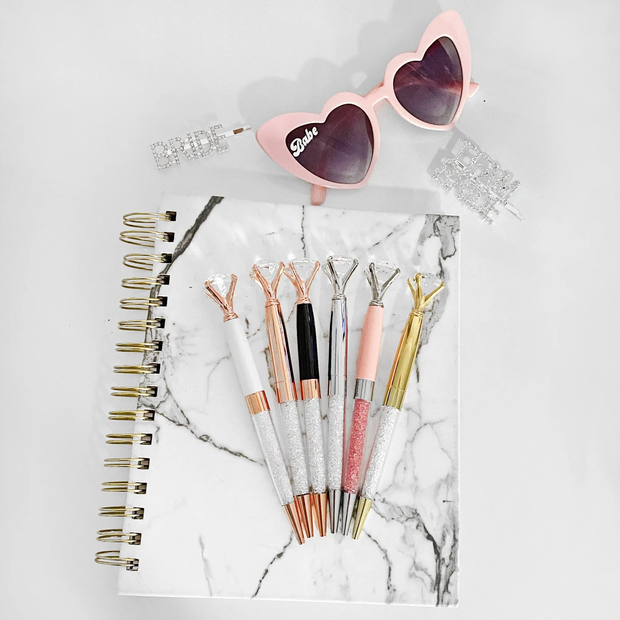 Bride and Babe Heart Sunglasses