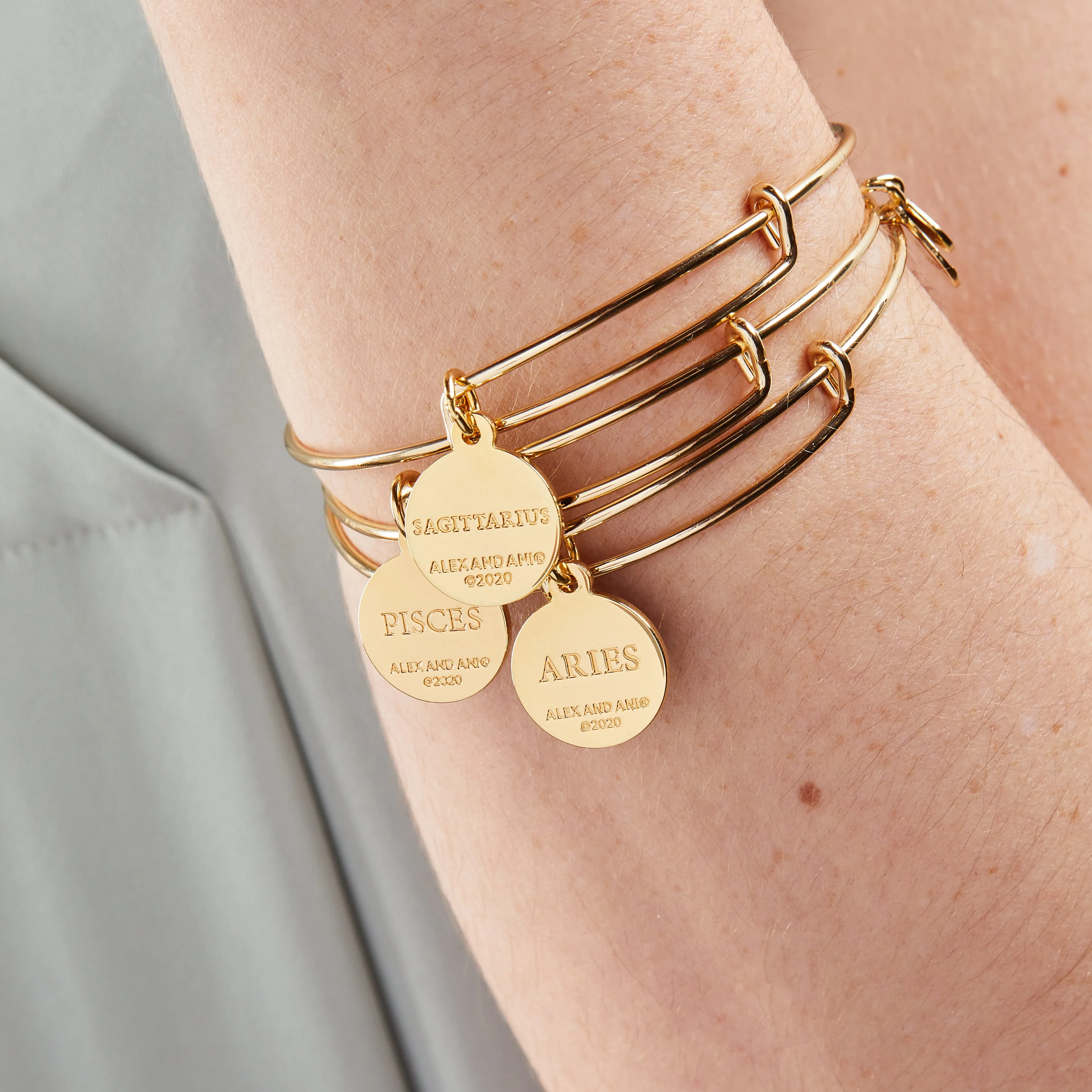 Cancer Zodiac Charm Bangle