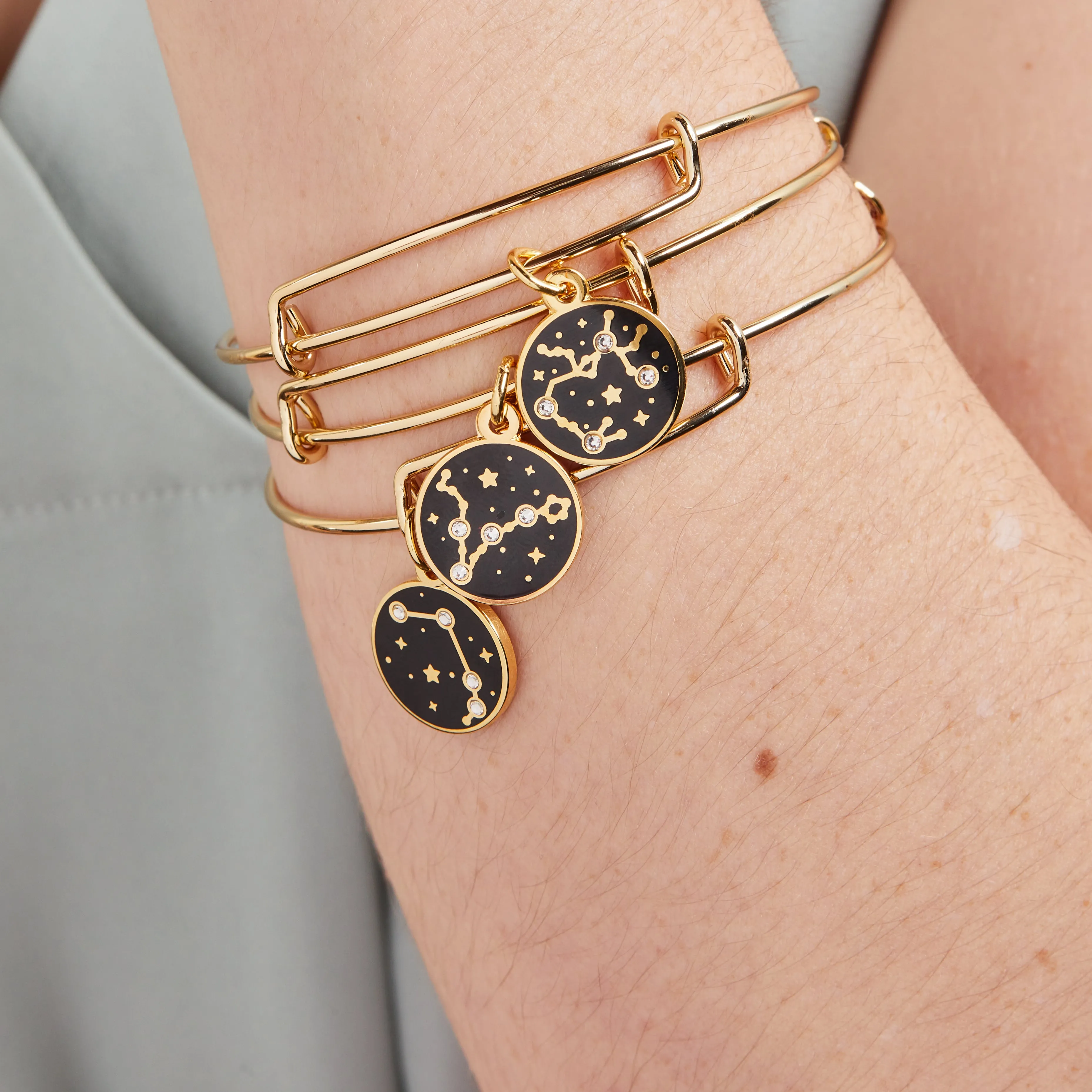 Cancer Zodiac Charm Bangle