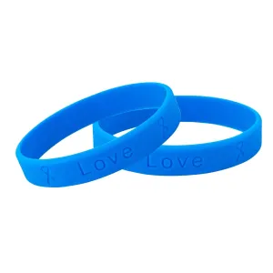 Chronic Fatigue Syndrome Awareness Dark Blue Silicone Bracelet Wristbands