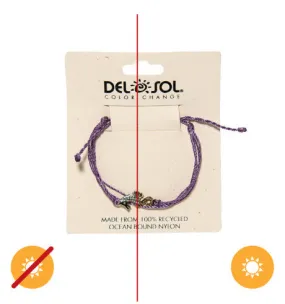 Color Changing in the Sun Rope Bracelet - Sea Horse