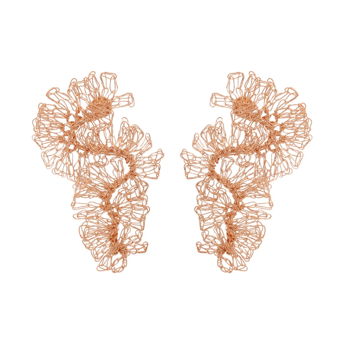 Crisantemo Long Earrings