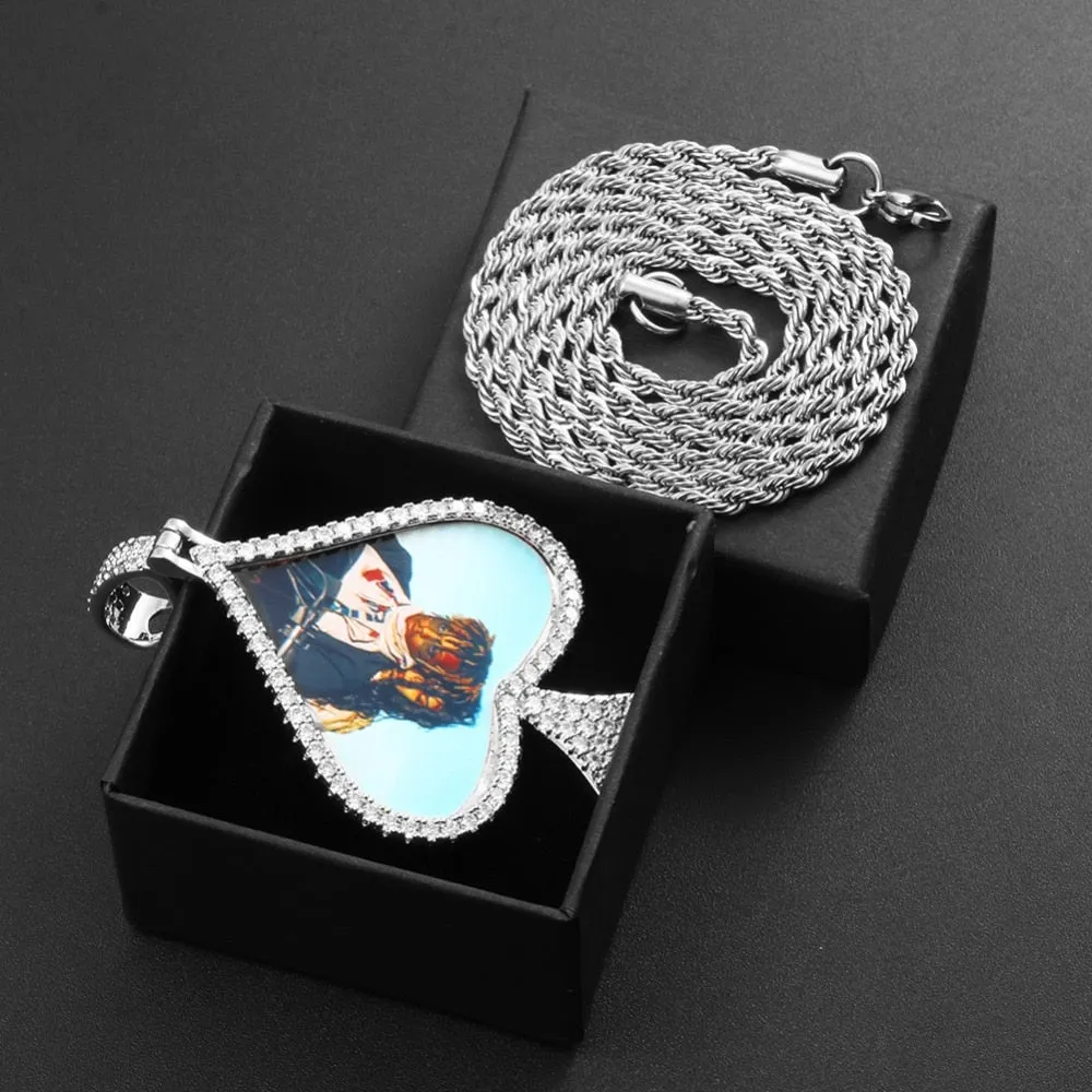 Custom 18k Gold Photo Pendant Necklace- Birthday Gifts For 12 Year old Girls