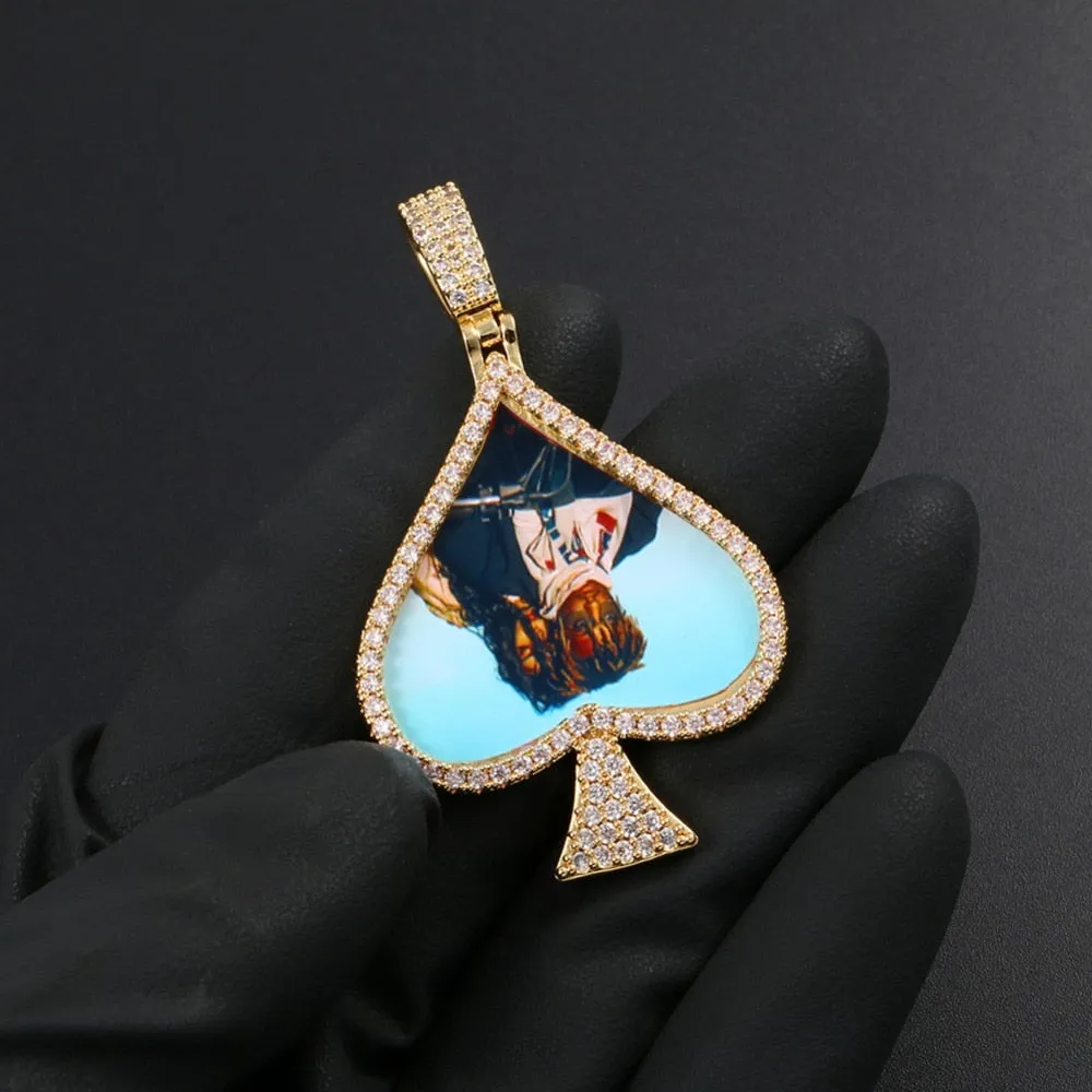 Custom 18k Gold Photo Pendant Necklace- Birthday Gifts For 12 Year old Girls