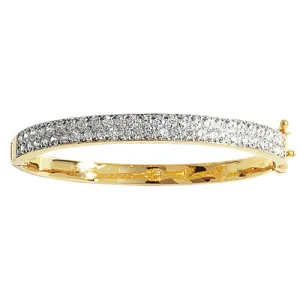 CZ Pavé Bangle - Kids