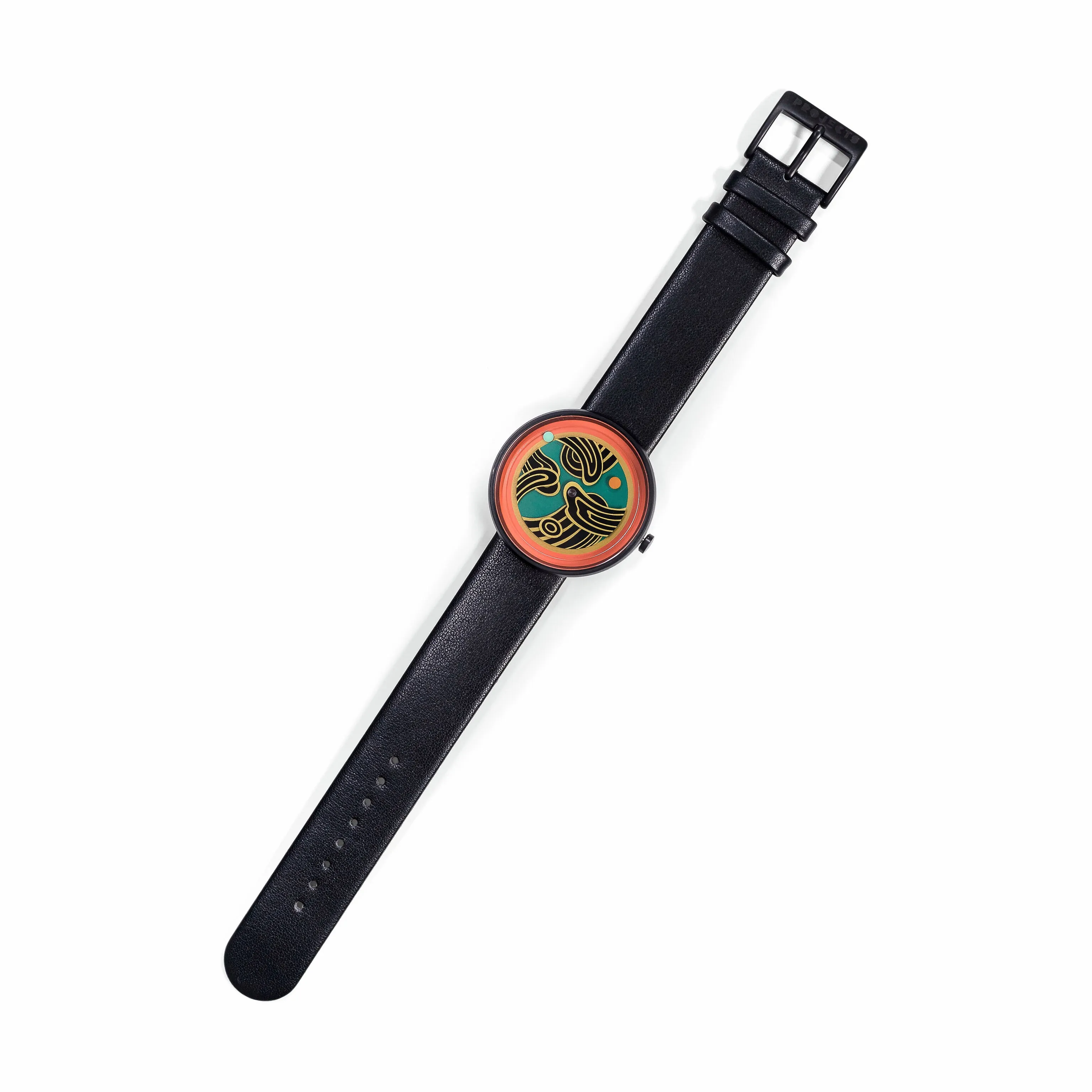Elegant Dancheong-Inspired Timepiece with Intricate Korean Patterns