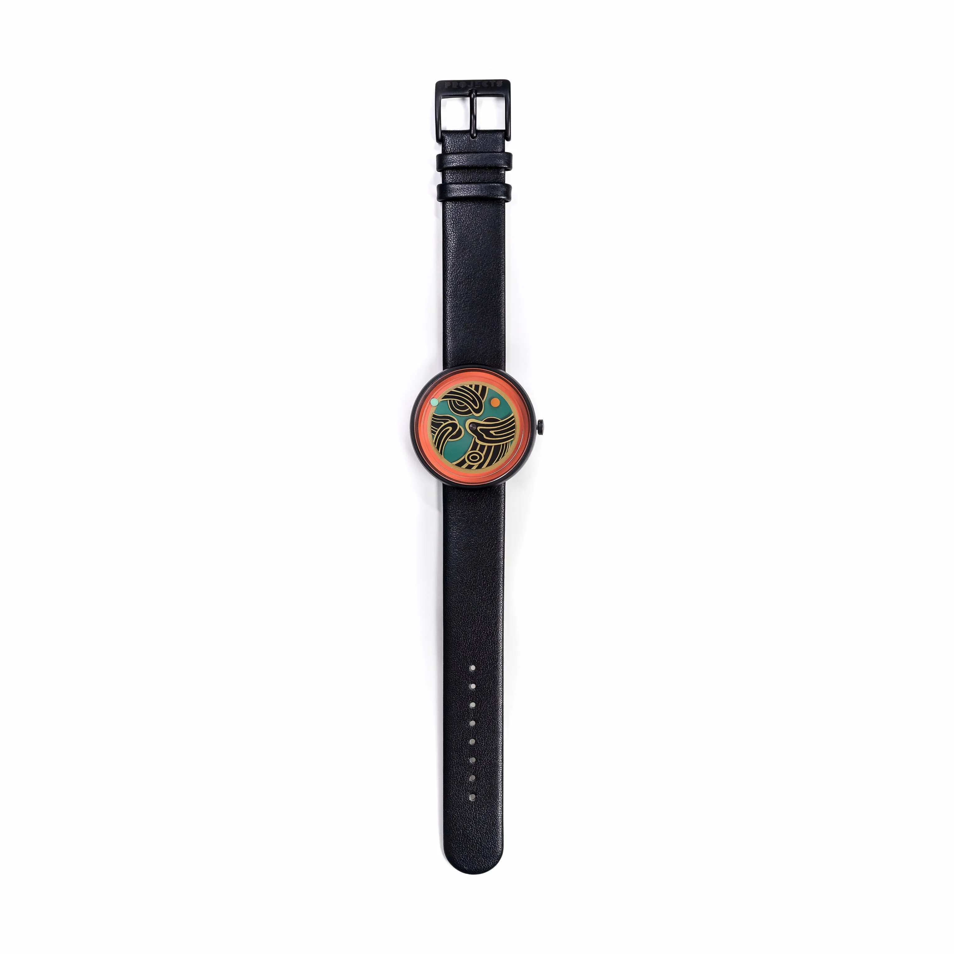Elegant Dancheong-Inspired Timepiece with Intricate Korean Patterns