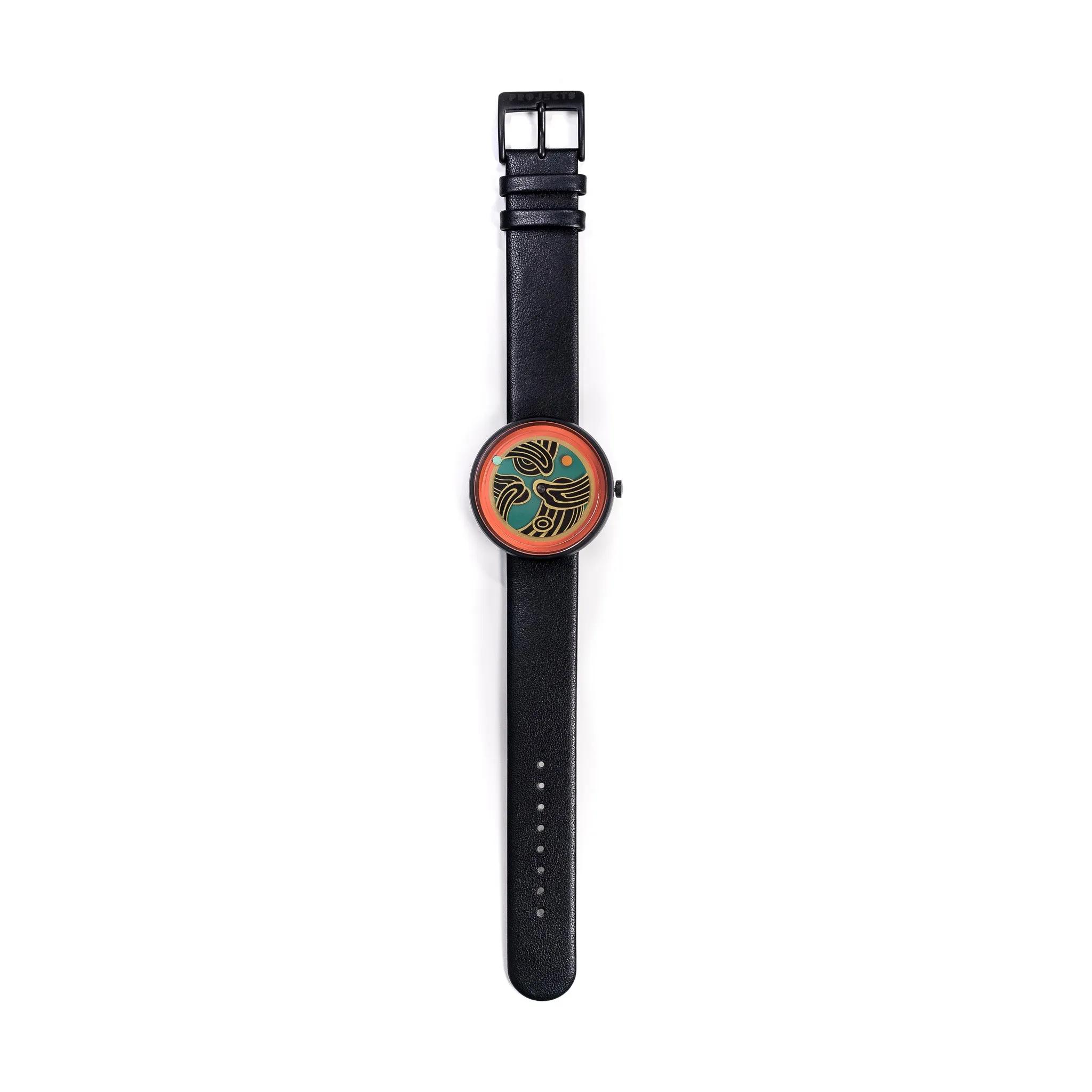 Elegant Dancheong-Inspired Timepiece with Intricate Korean Patterns