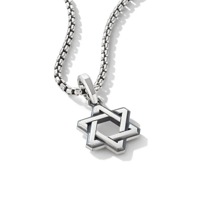 David Yurman Deco Star of David Pendant