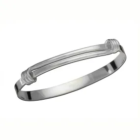 ED LEVIN STERLING SILVER SIGNATURE BRACELET, MEDIUM
