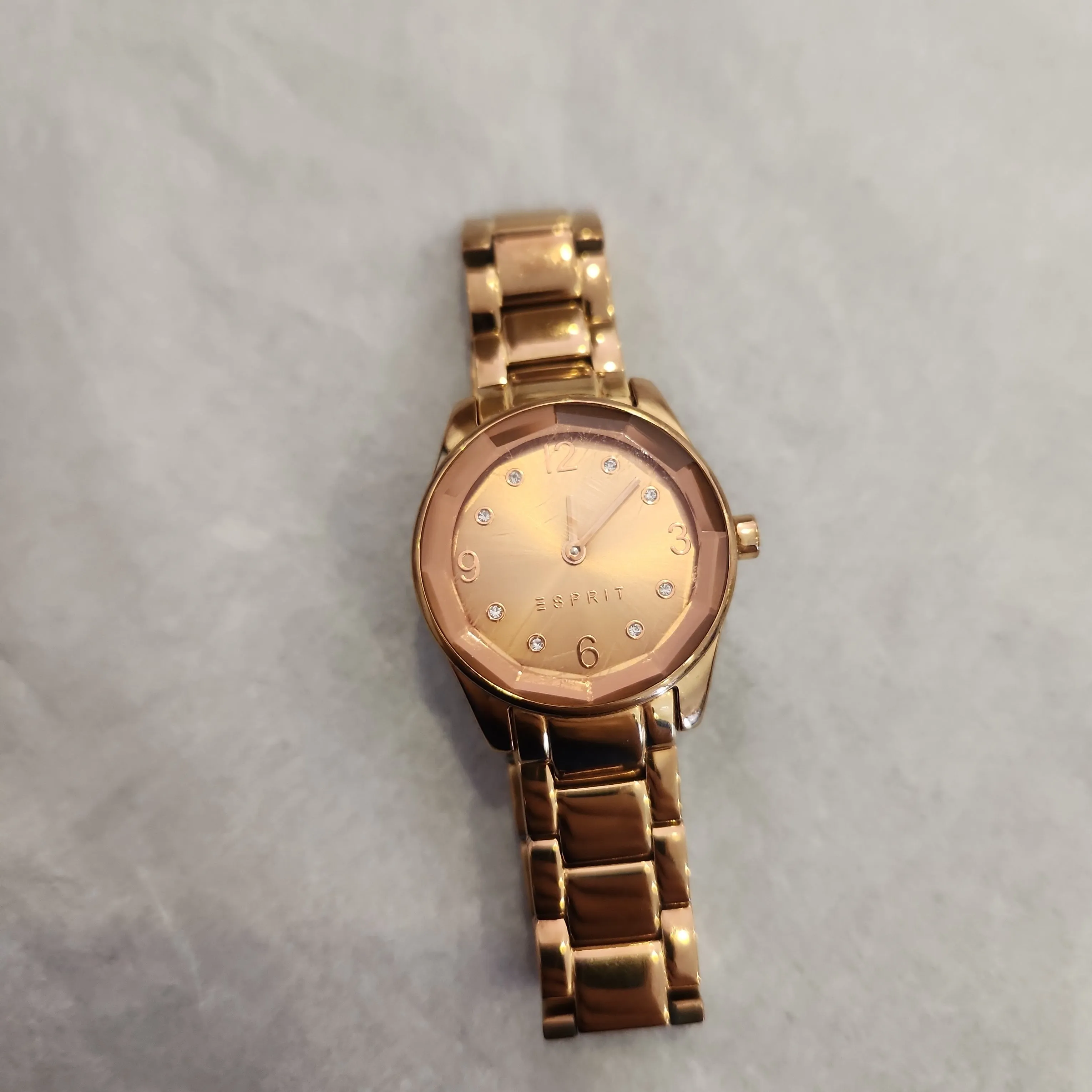 Esprit Gold Tone Stainless Steel Watch | Pre Loved |