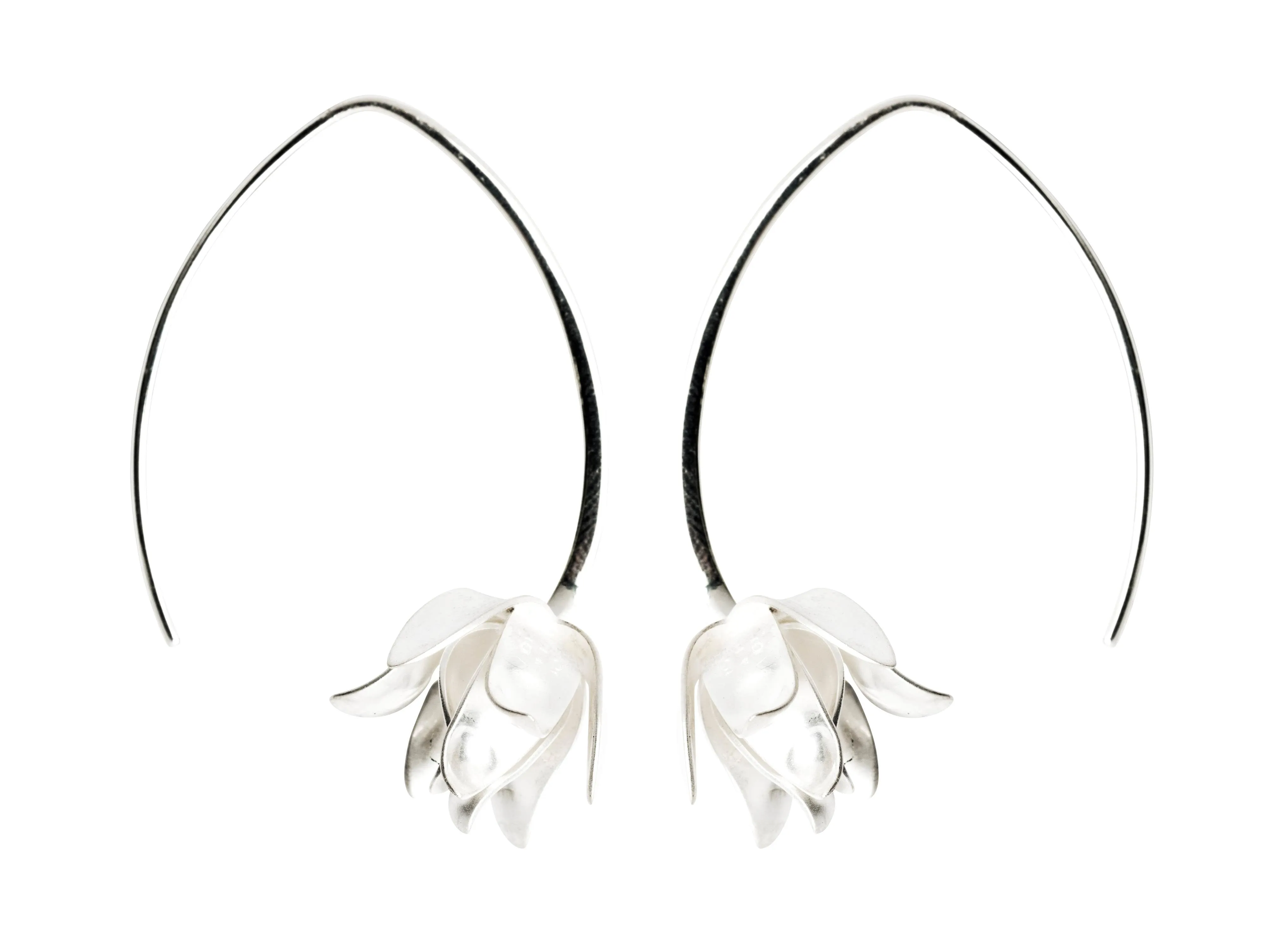 Floral Wishbone Earrings
