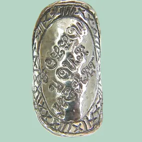 Follow Your Heart: Sterling Silver Scripture Ring for Women - Inspirational Elegance