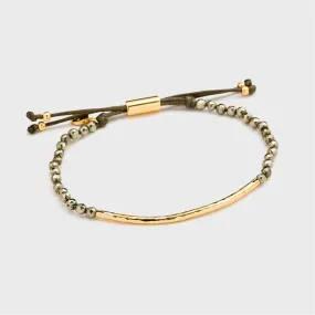 Gorjana Power Gemstones Strength Pyrite Gold Bracelet