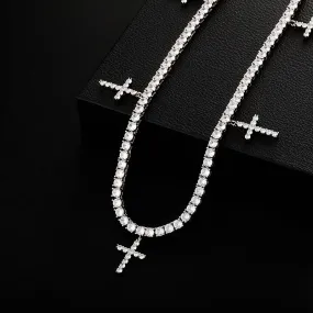 Hip Hop 4mm Vintage Cross Necklace