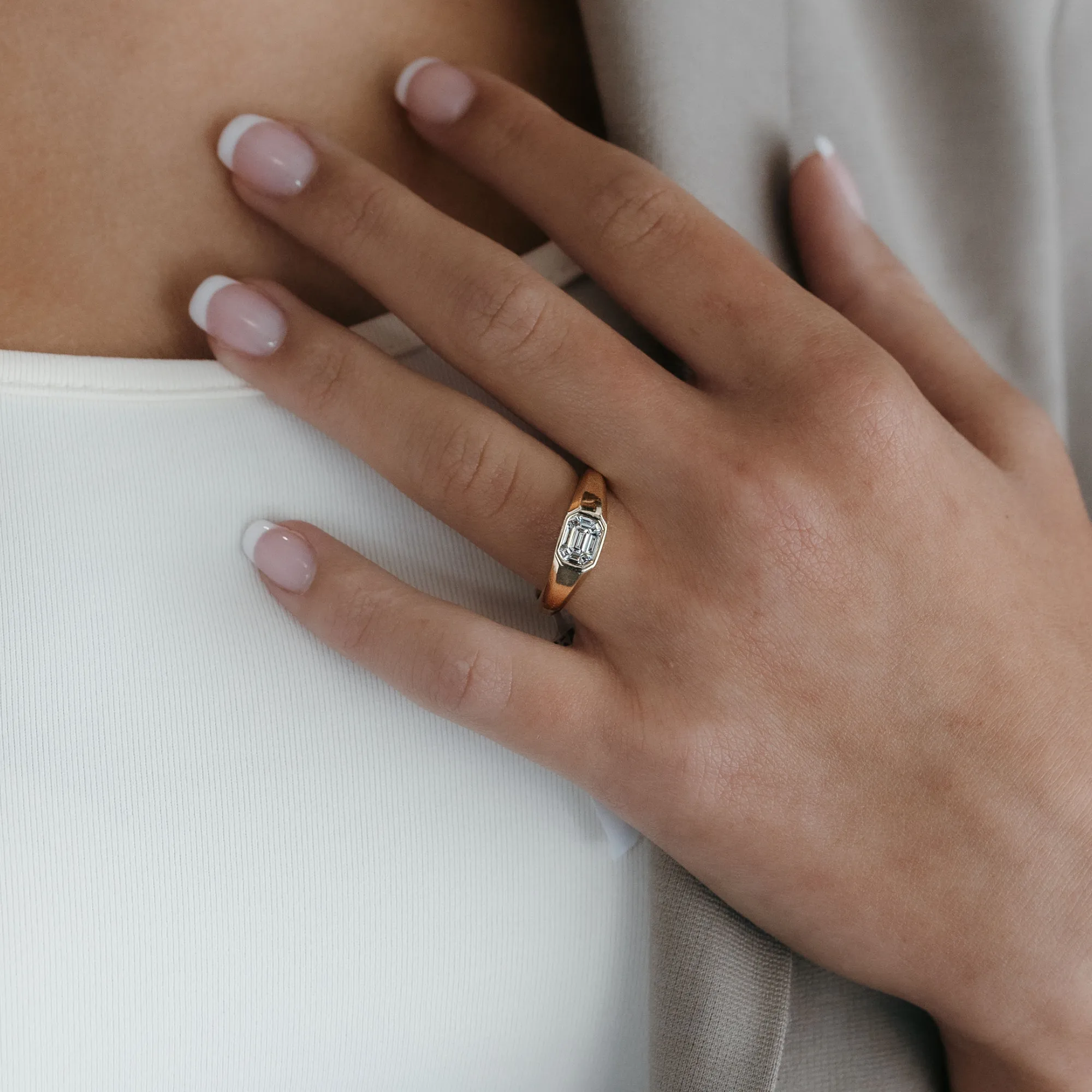 Illusion Set Dome Ring