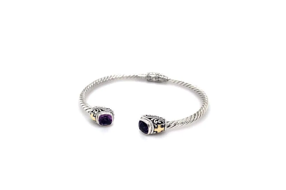Leyla Bangle- Amethyst