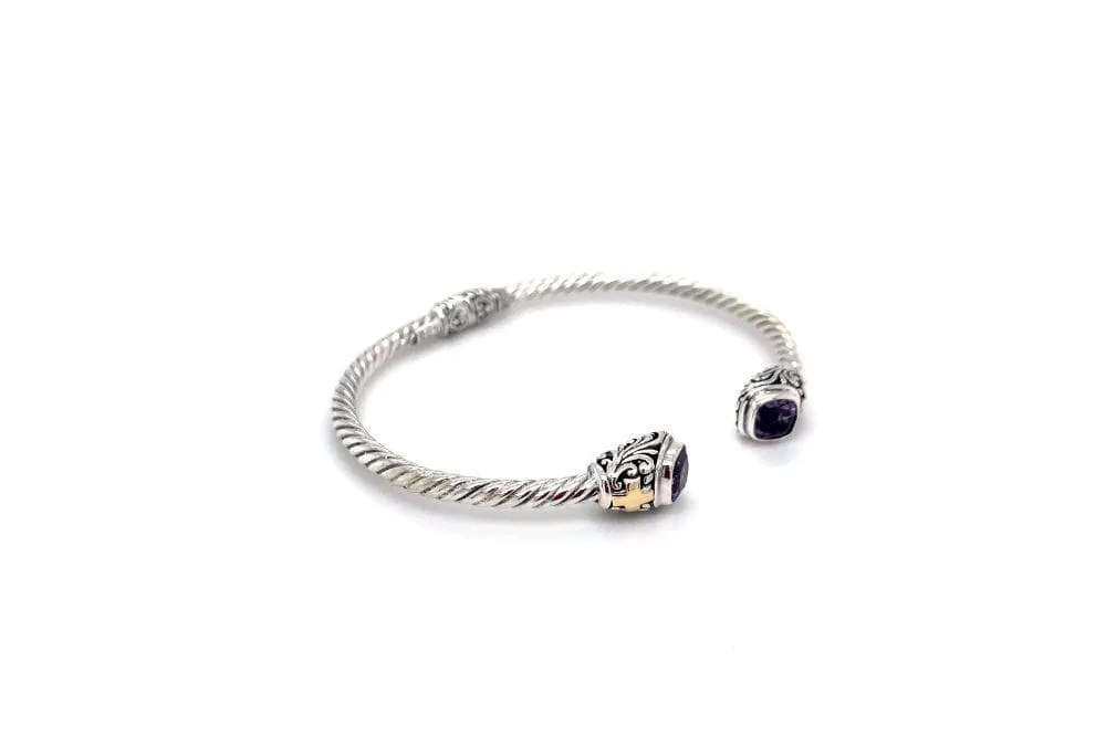 Leyla Bangle- Amethyst