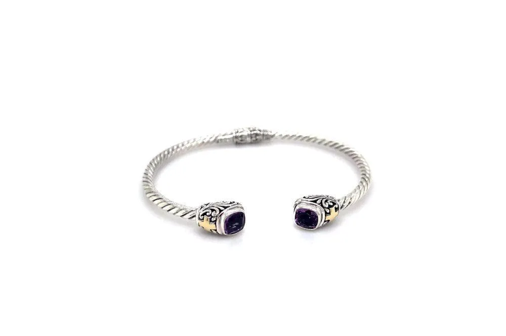 Leyla Bangle- Amethyst
