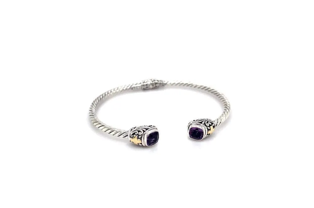 Leyla Bangle- Amethyst