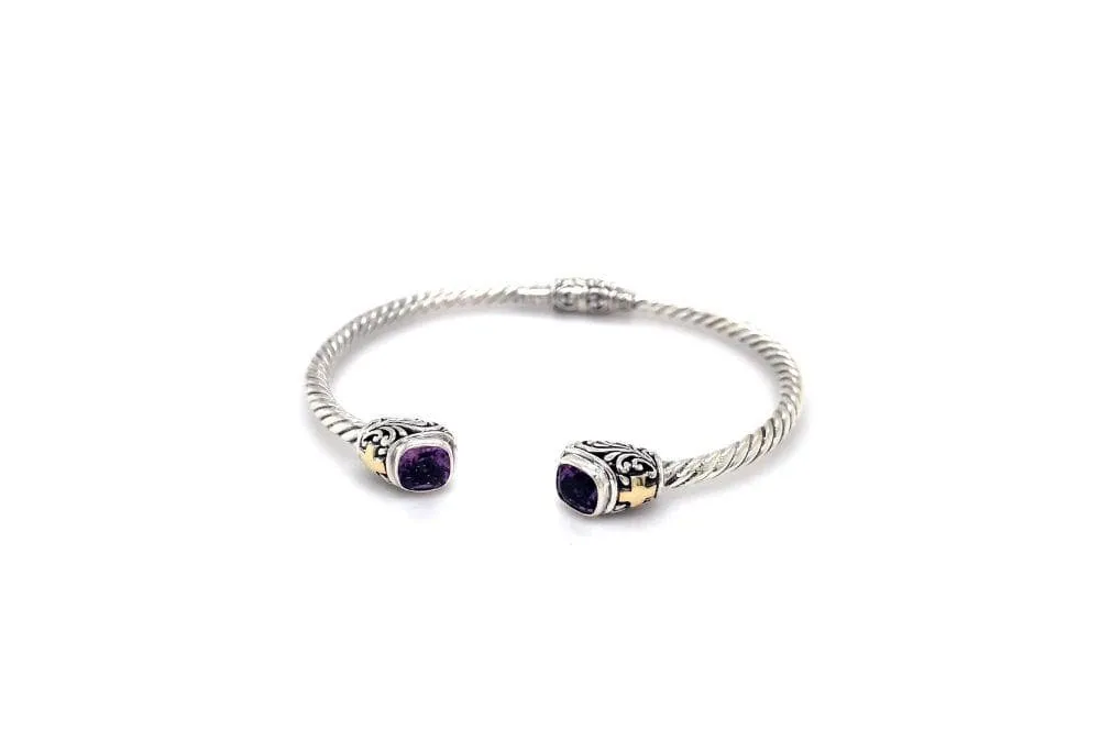 Leyla Bangle- Amethyst