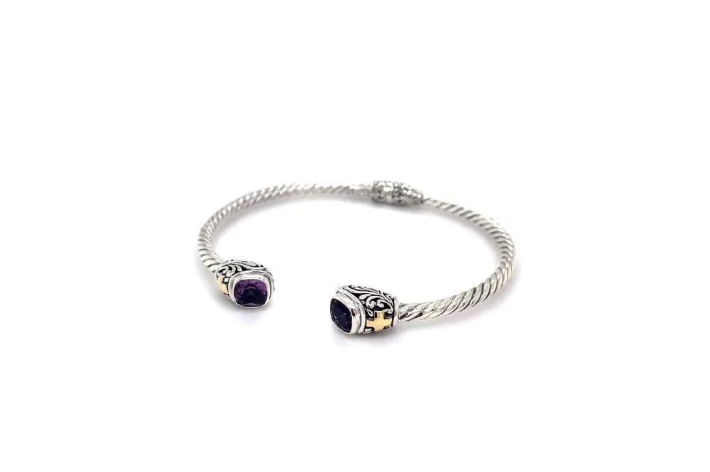 Leyla Bangle- Amethyst