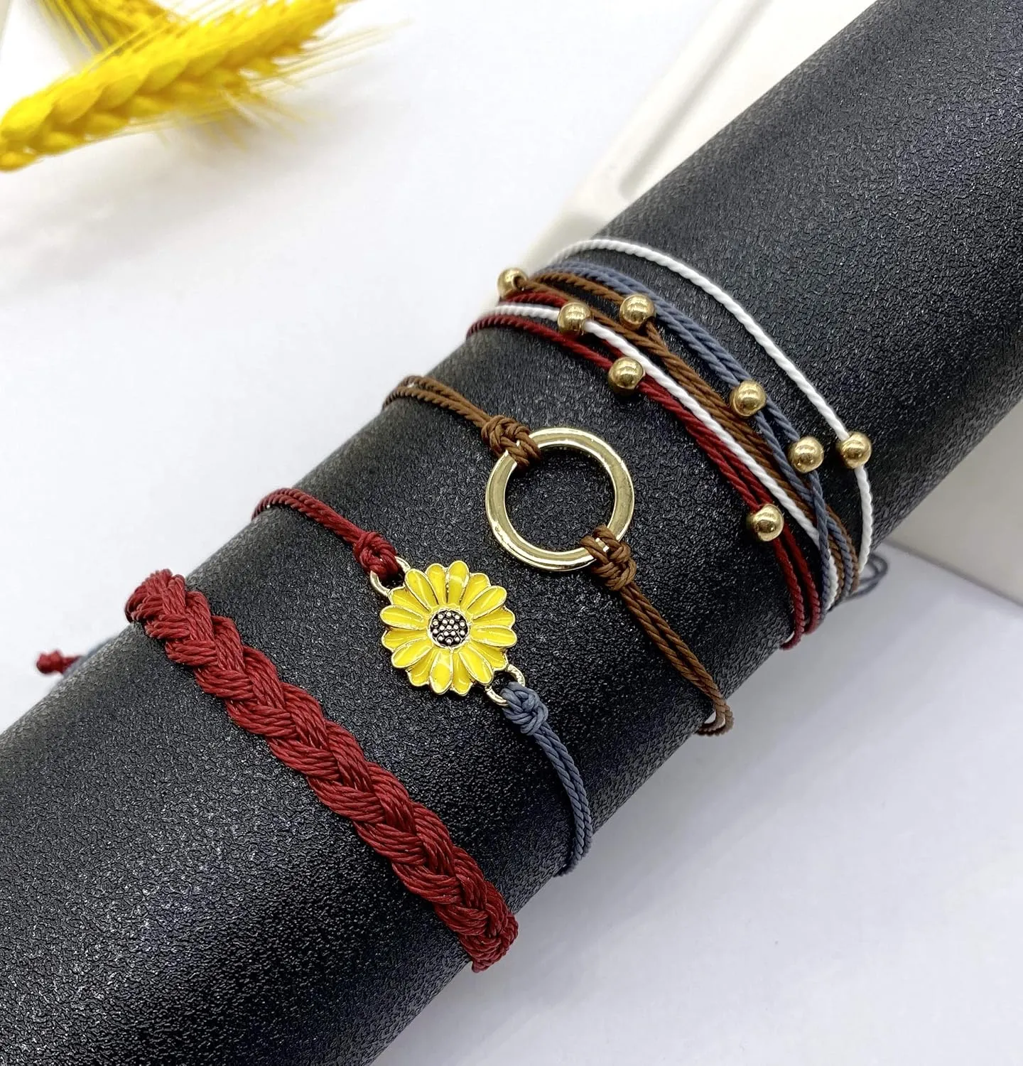 Long tiantian Cute String Bracelets for Women Trendy Summer Stuff Boho Friendship Bracelets Waterproof 4ocean Bracelets Outfits Adjustable Wave Surfer Beach Bracelets Stocking Stuffers