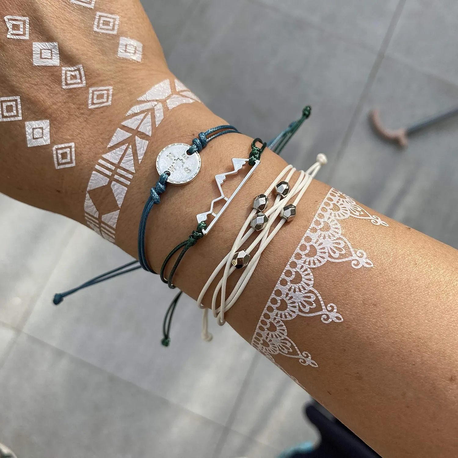 Long tiantian Cute String Bracelets for Women Trendy Summer Stuff Boho Friendship Bracelets Waterproof 4ocean Bracelets Outfits Adjustable Wave Surfer Beach Bracelets Stocking Stuffers