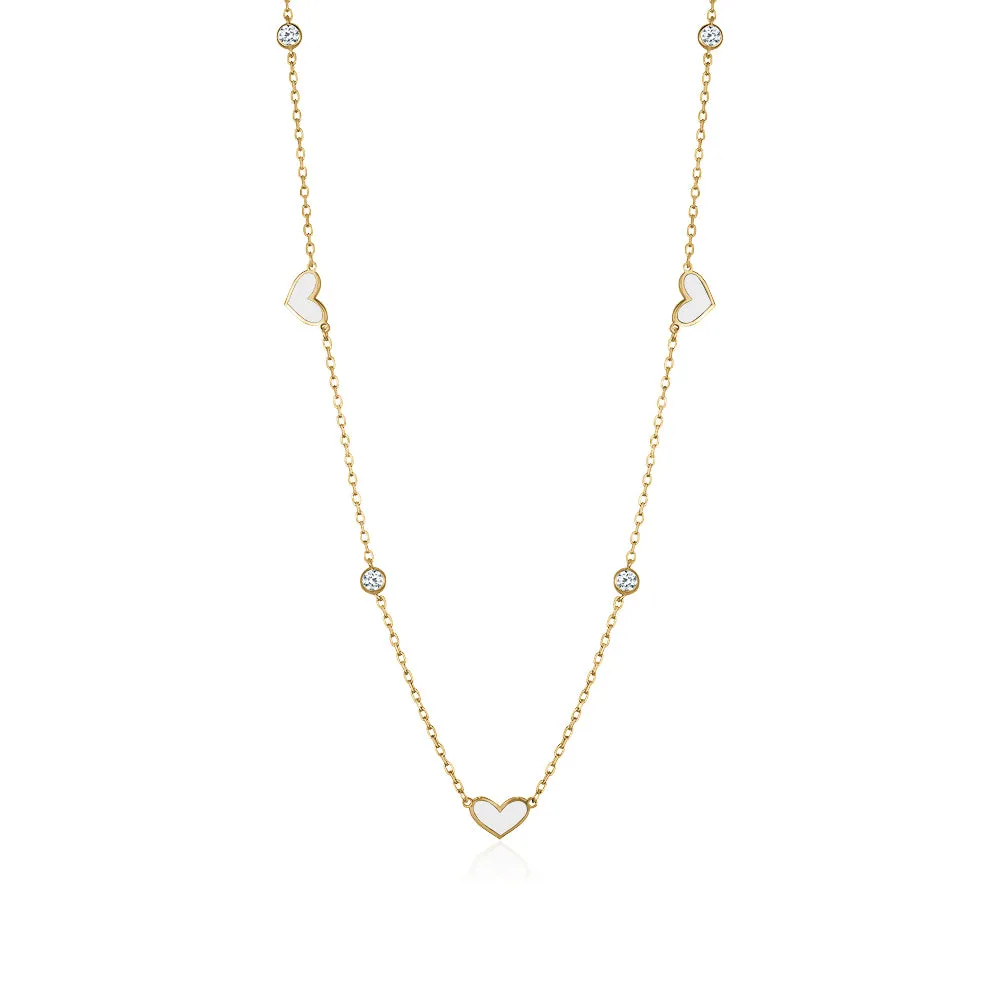 LOVE ENAMEL NECKLACE