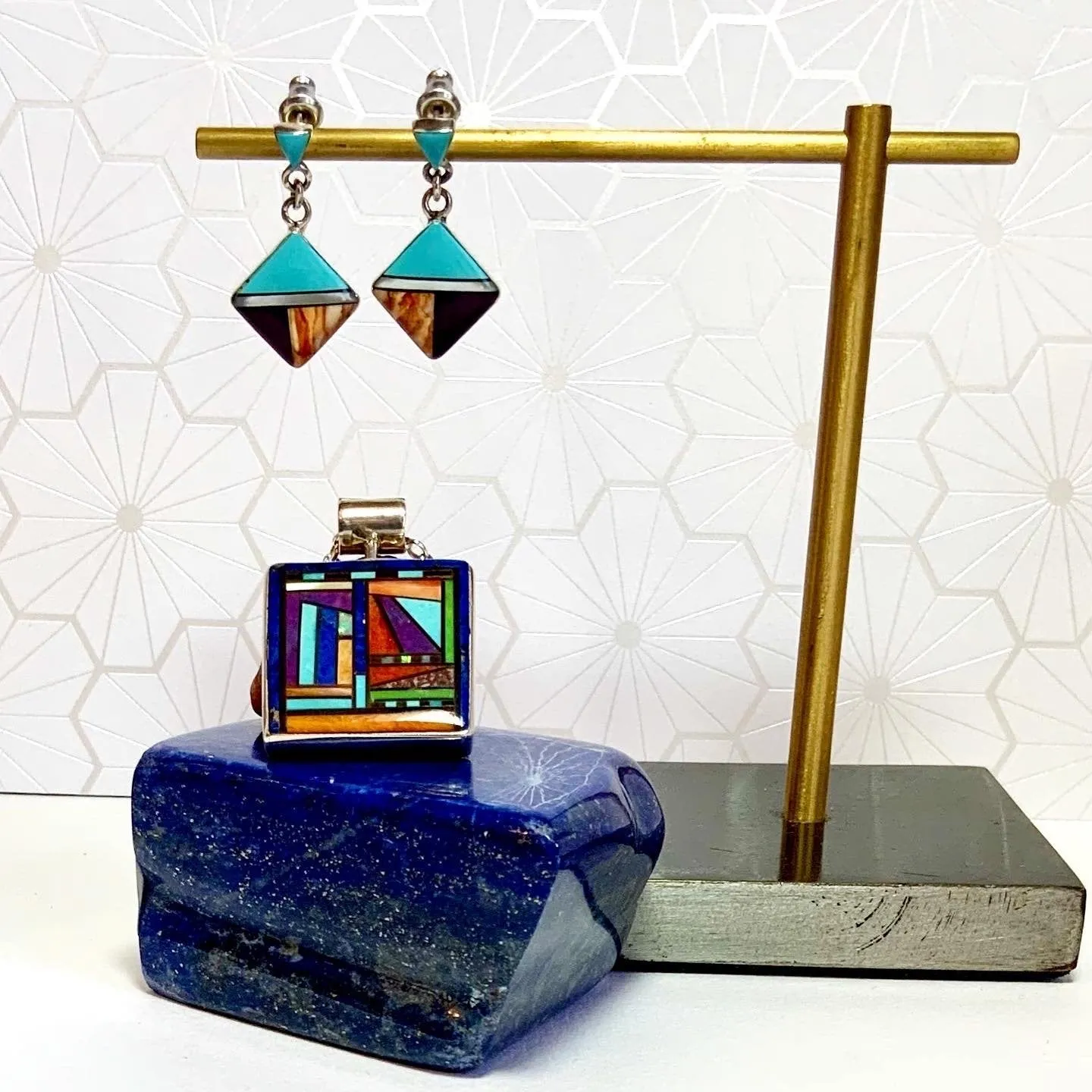 Many Paths Inlay Pendant