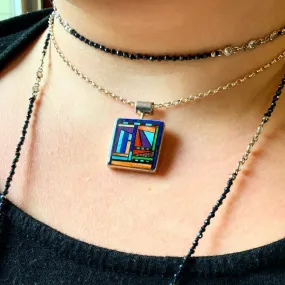 Many Paths Inlay Pendant